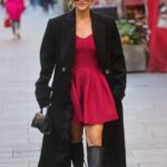 Ashley Roberts Dress Red Dress Porn High Boots Straight Archive London