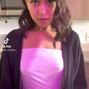 Camilavalentina Teen Hot Brunette Xxx Influencer Amateur Flashing Tits Sex